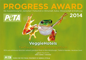 Peta Progress-Award 2014 Urkunde