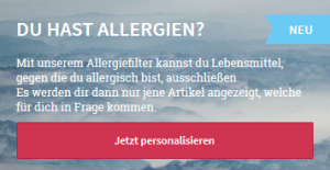 alles vegetarisch - Allergiefilter